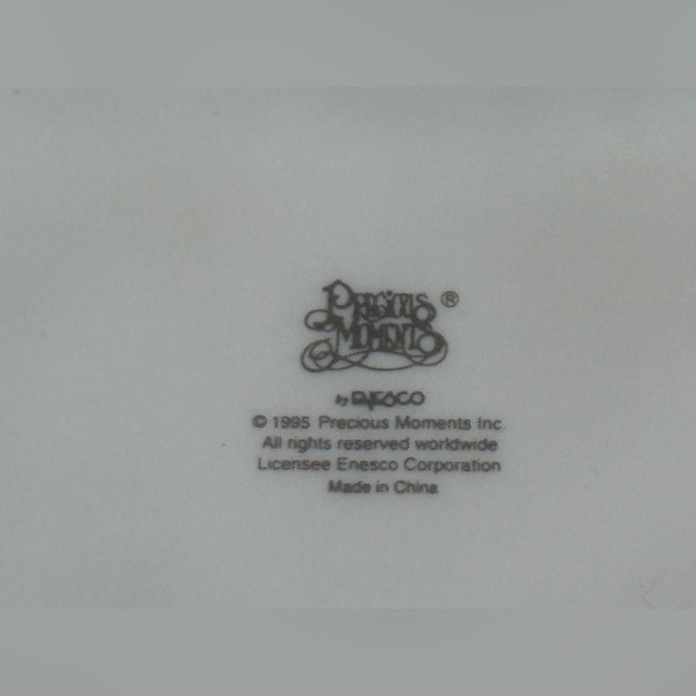 Vintage Enesco Precious Moments May Birthday Trinket Box and Frame- Set of Two - Picture 9 of 11